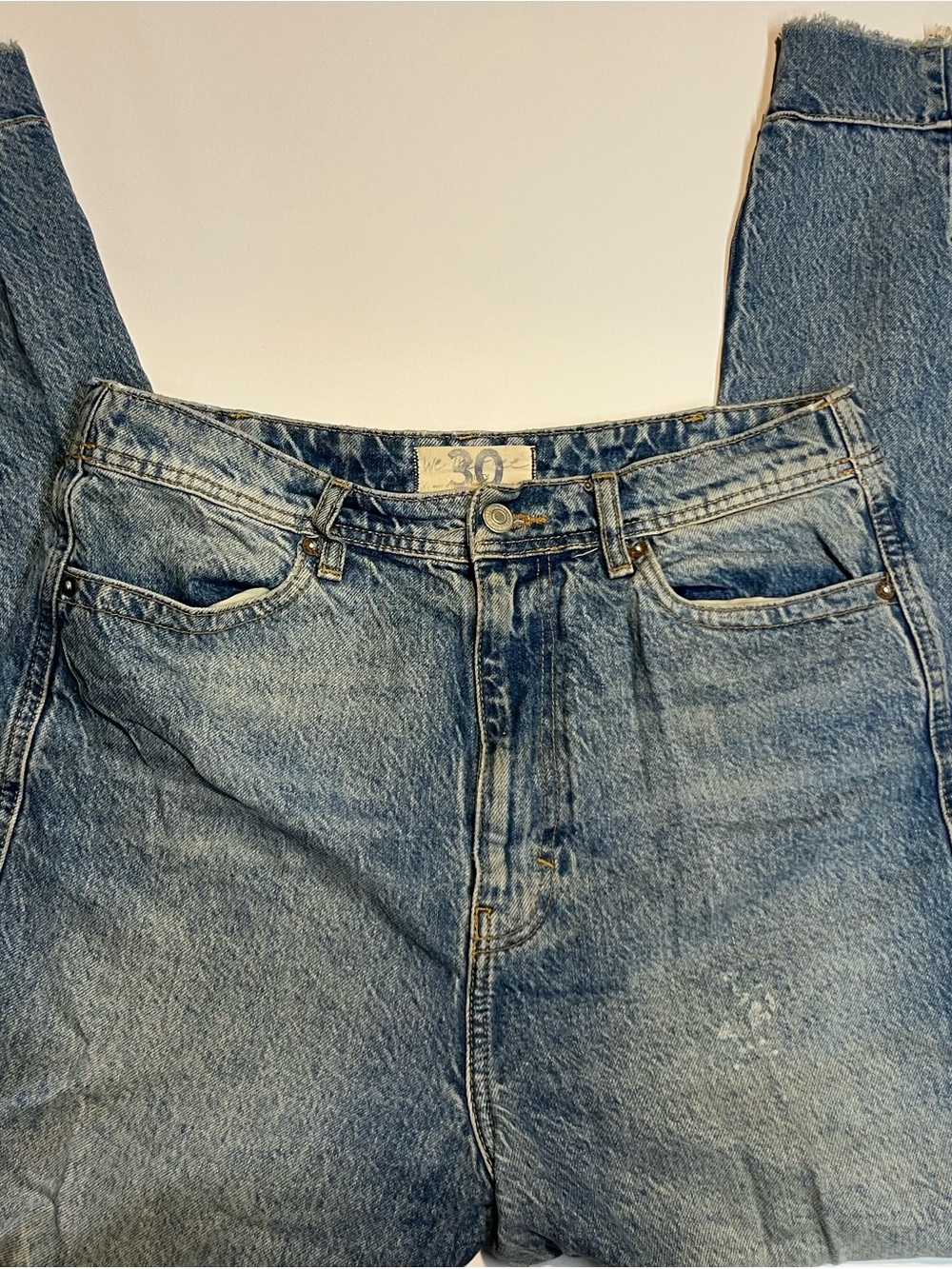 High Waisted Straight Leg Jeans - We The Free